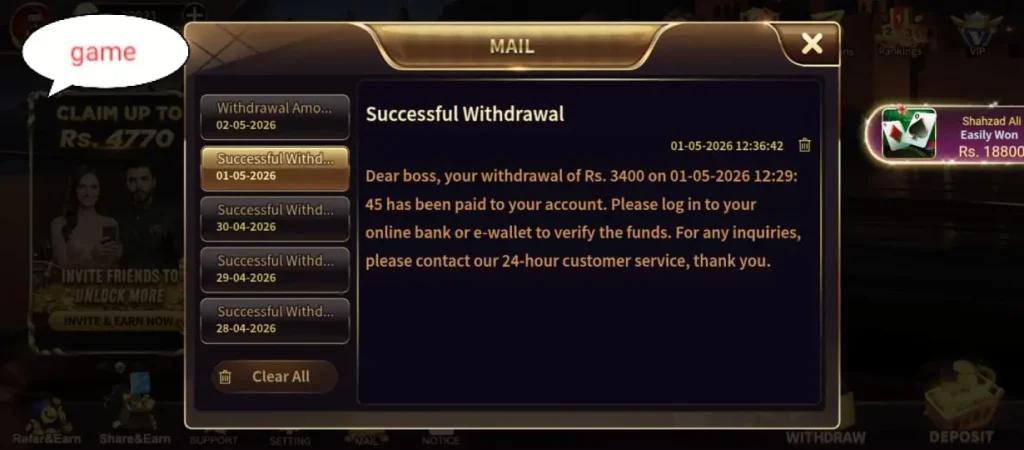 royal x casino payment proof in pakistan jazzcash
